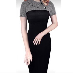 Homeyee Retro Chic BodyCon Dress